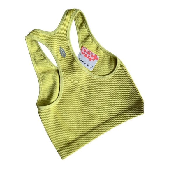NWT FP Movement Free Throw Crop Tank XS in Sparkling Citrus - Picture 7 of 7